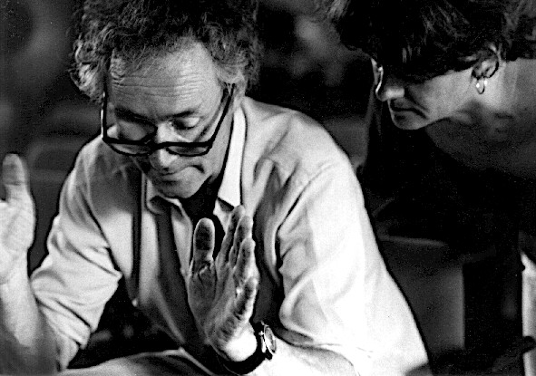 Francis Dhomont, Marthe Forget, Festival Musiques multiples [Photo: Marc Venet, Saint-Rémy-de-Provence (Bouches-du-Rhône, France), July 1978]