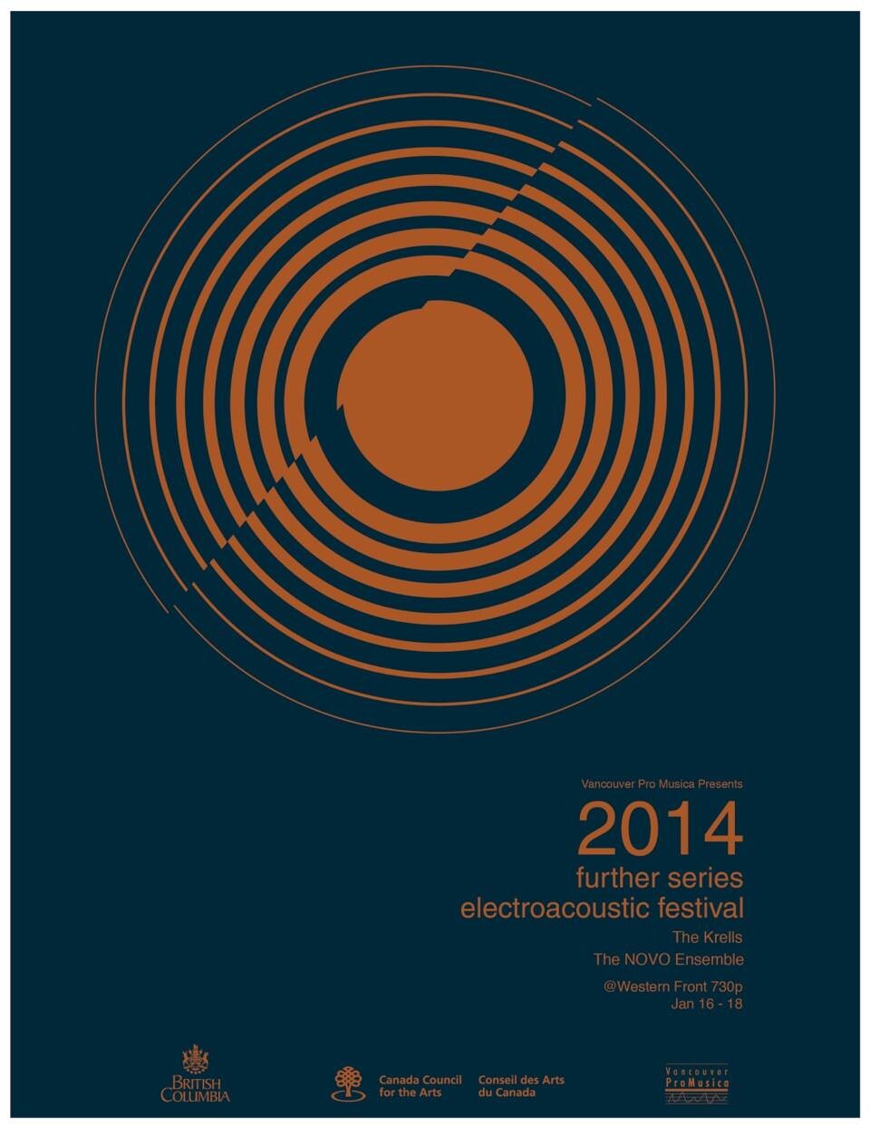 Further Series Electroacoustic Festival, Vancouver (British Columbia, Canada), January 16 – 18, 2014