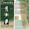 Montage des pages 1 et 6 du dépliant de l’événement Canevas