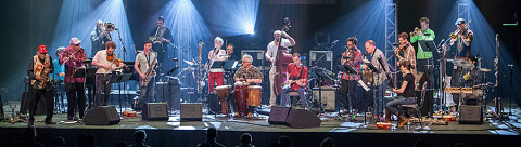  Ratchet Orchestra in concert at FIMAV, 2014 edition [Photograph: Martin Morissette, Victoriaville (Québec), May 13, 2014]