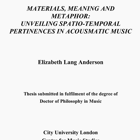 “Materials, Meaning and Metaphor (E-book)” album cover
