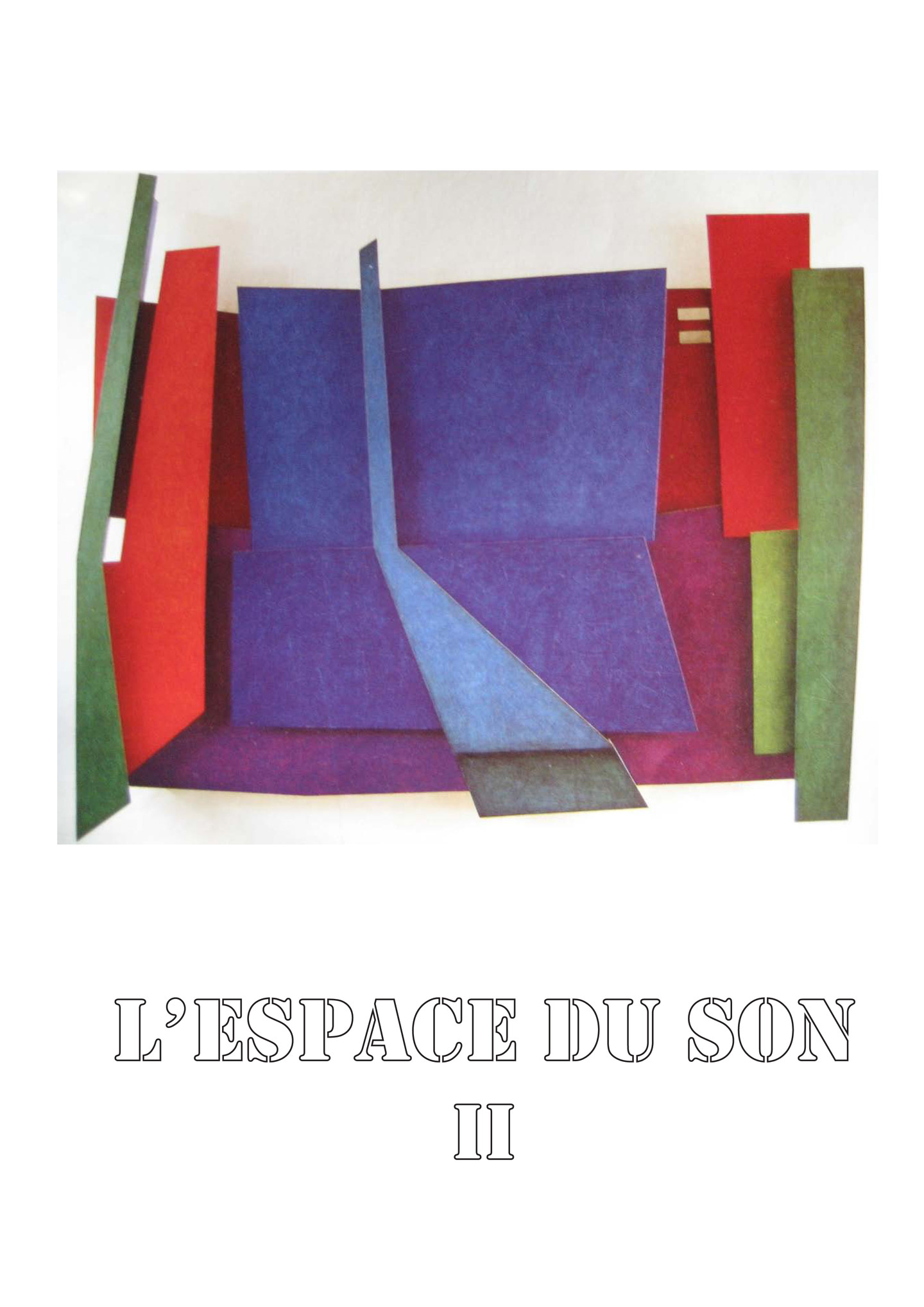 Couverture de l’album «L’espace du son II (Livre électronique)»