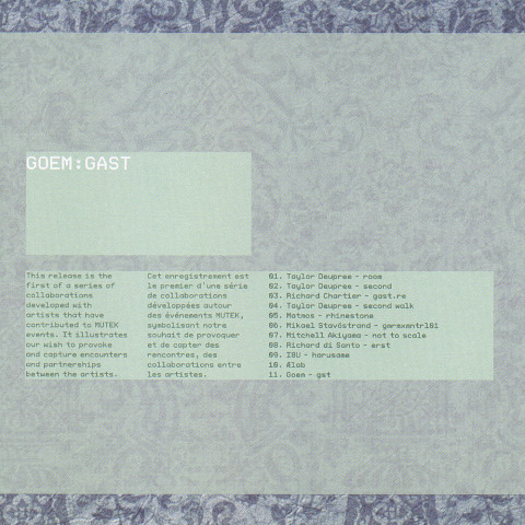 “Gast (CD)” album cover