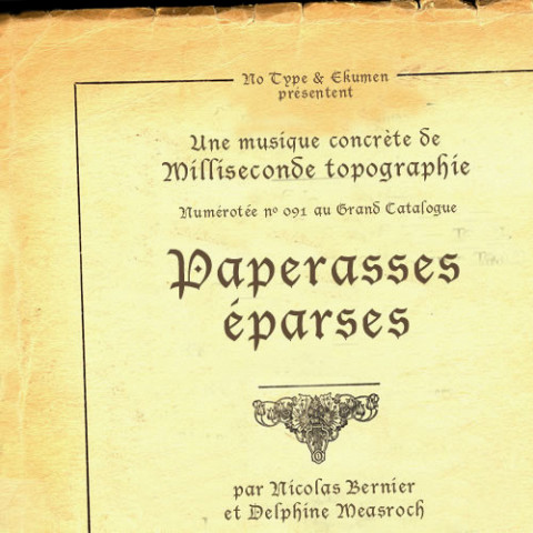 “Paperasses éparses (Download)” album cover