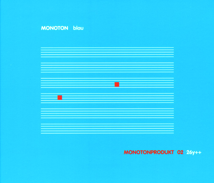 Couverture de l’album «Monotonprodukt 02 [Blau — 26y++] (CD)»