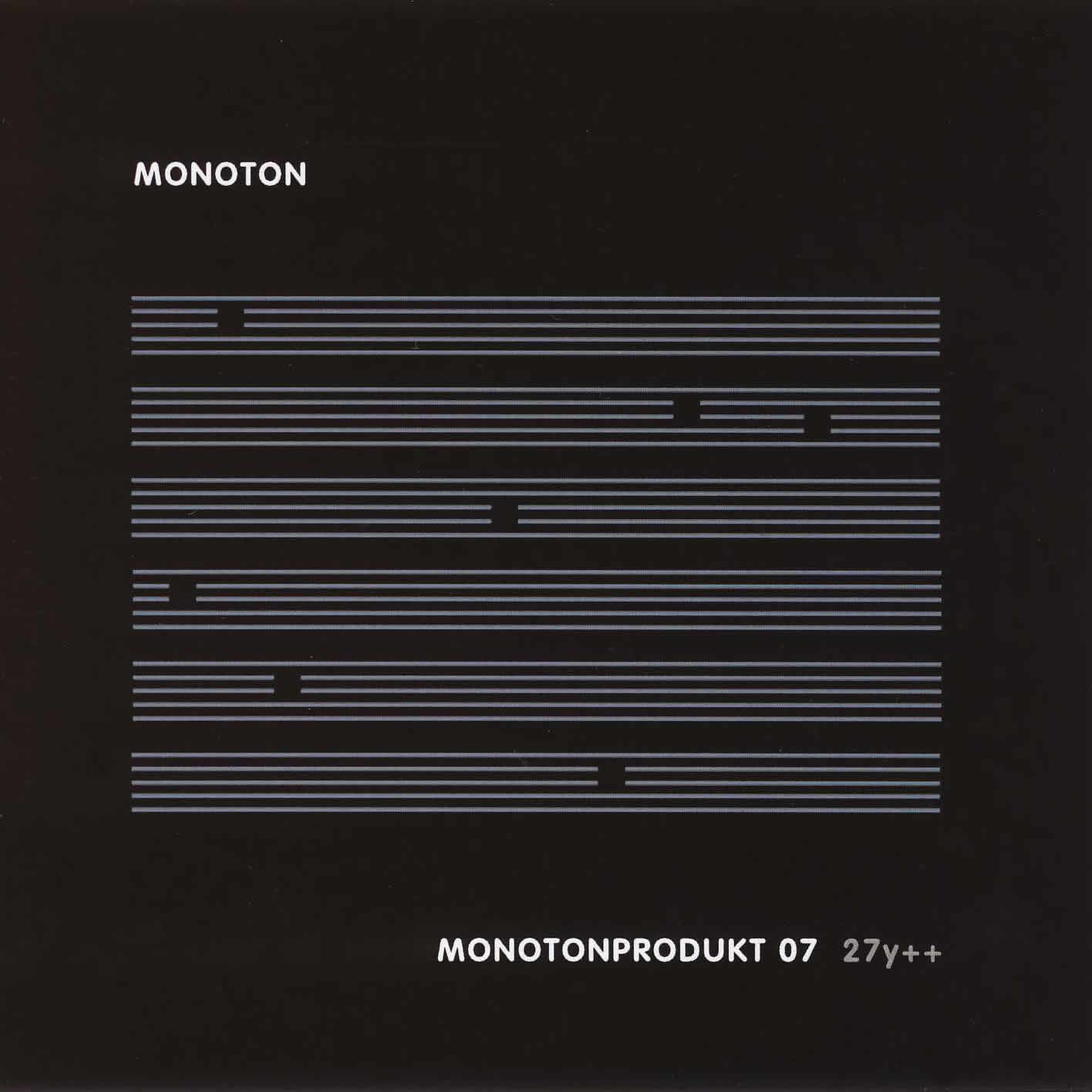 Couverture de l’album «Monotonprodukt 07 [27y++] (CD)»