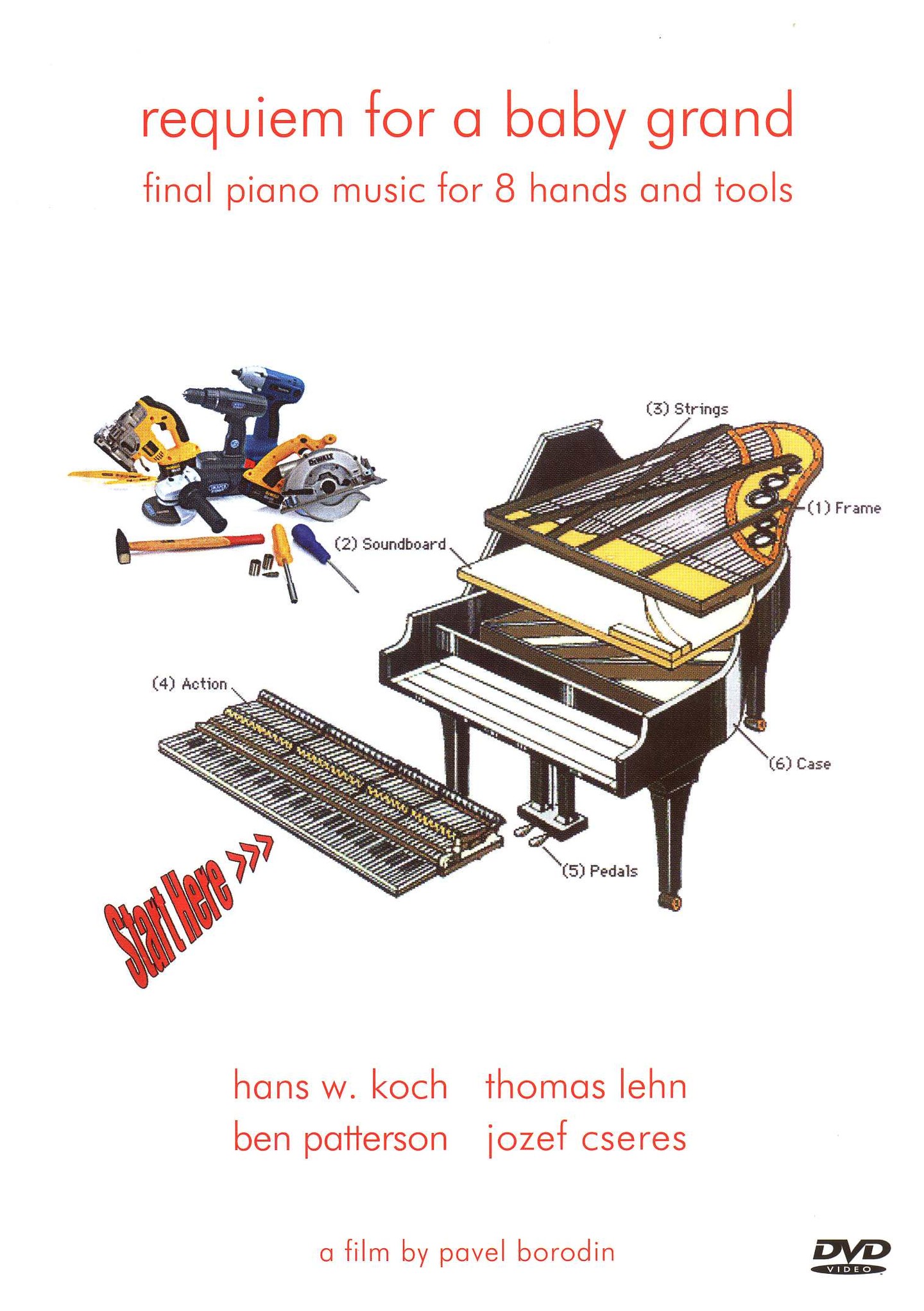 “Requiem for a baby grand (DVD-R-Video)” album cover