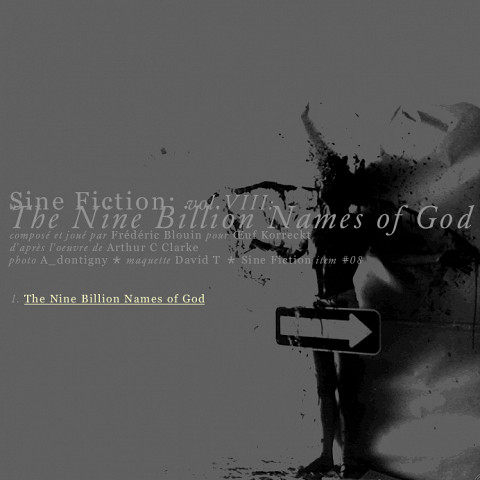 “Sine Fiction vol.VIII) The Nine Billion Names of God (Download)” album cover