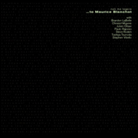 Couverture de l’album «Noli Me Legere… To Maurice Blanchot (CD)»