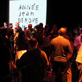 Le public avant le lancement de l’Année Jean Derome [Photo: Céline Côté, Montréal (Québec), 28 avril 2015]