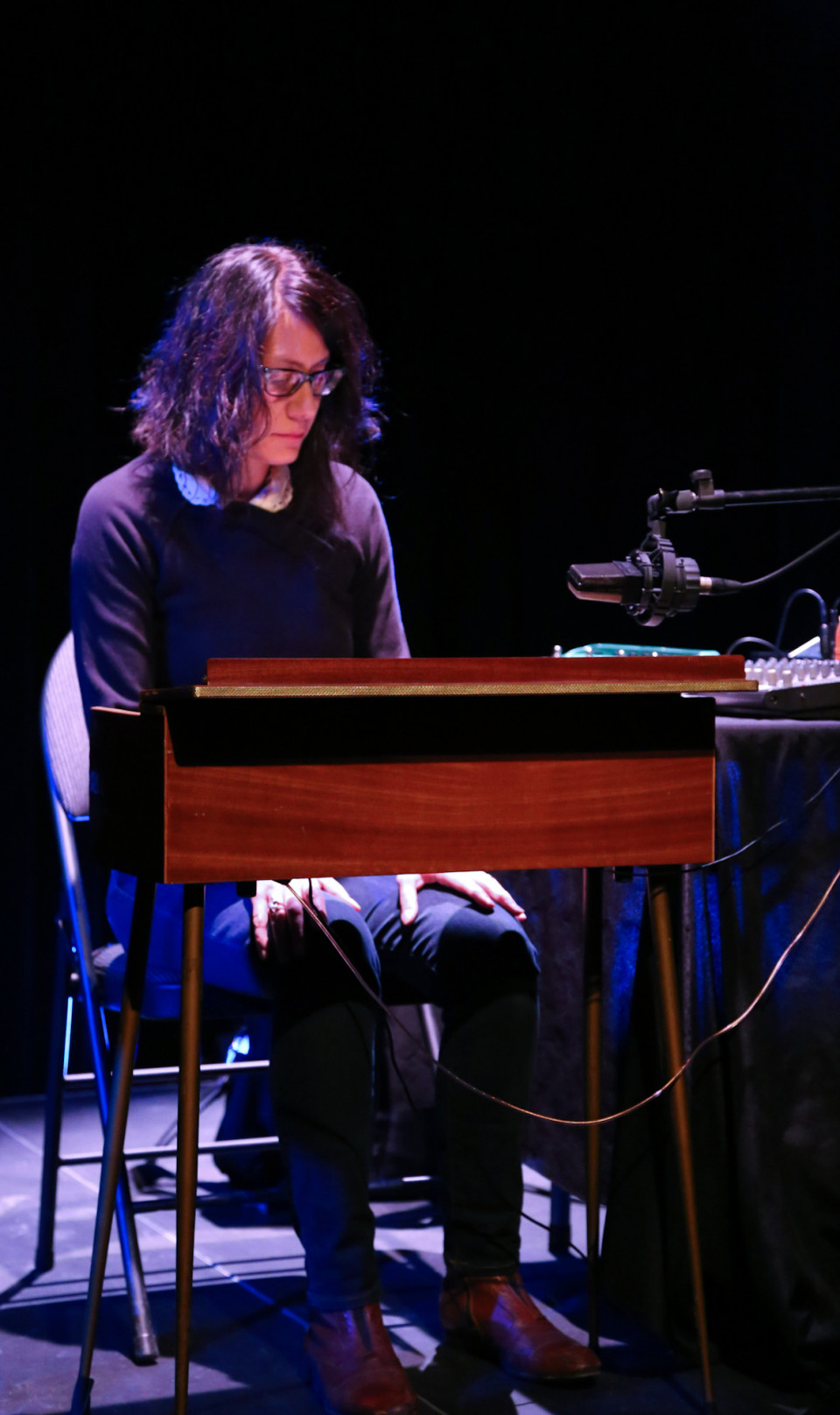 Magali Babin / Concert, Agora Hydro-Québec – Cœur des sciences – UQAM, Montréal (Québec) [Photograph: Andréa Cloutier, Montréal (Québec), March 6, 2015]