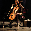 Rémy Bélanger de Beauport in concert at DAME: Archive / mémoire [Photograph: Céline Côté, Montréal (Québec), February 16, 2017]
