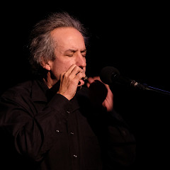 Jean Derome / Concert, Le Livart, Montréal (Québec) [Photograph: Céline Côté, Montréal (Québec), October 17, 2019]