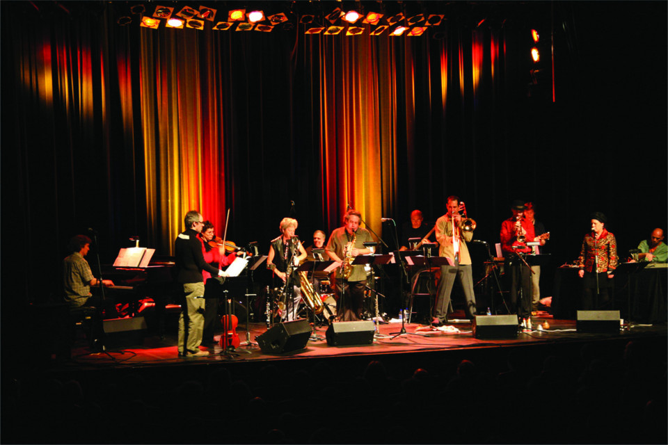 Jean Derome et les Dangereux Zhoms en concert au 25e FIMAV [Photo: Martin Morissette, Victoriaville (Québec), 15 mai 2008]