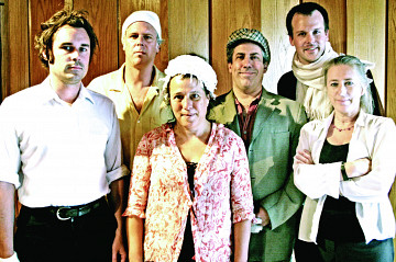 Ensemble SuperMusique (ESM) / Also pictured: Alexandre St-Onge, Pierre Tanguay, Joane Hétu, Jean Derome, Scott Thomson, Diane Labrosse [Photo: Mélanie Ladouceur, Montréal (Québec), September 2007]