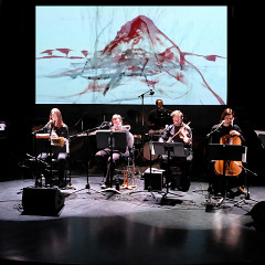 Ensemble SuperMusique (ESM) / Concert, Amphithéâtre – Le Gesù, Montréal (Québec) [Photograph: Céline Côté, Montréal (Québec), November 27, 2019]