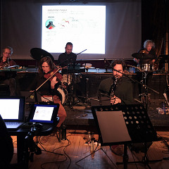 Ensemble SuperMusique (ESM) / Concert, La Sala Rossa, Montréal (Québec) [Photograph: Céline Côté, Montréal (Québec), February 23, 2020]