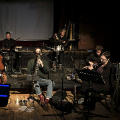 Ensemble SuperMusique (ESM) / Concert, La Sala Rossa, Montréal (Québec) [Photograph: Céline Côté, Montréal (Québec), February 23, 2020]
