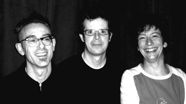 Foodsoon: Fabrizio Gilardino, Alexander MacSween, Bernard Falaise à La Sala Rossa [Photo: Nadia Bellefeuille, Montréal (Québec), 6 décembre 2005]