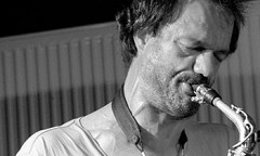 Jean-Luc Guionnet at Aarhus Festival, Denmark [Photo: Hreinn Gudlaugsson, 2015]