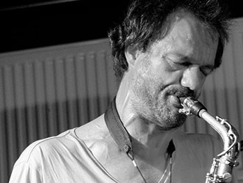 Jean-Luc Guionnet at Aarhus Festival, Denmark [Photo: Hreinn Gudlaugsson, 2015]