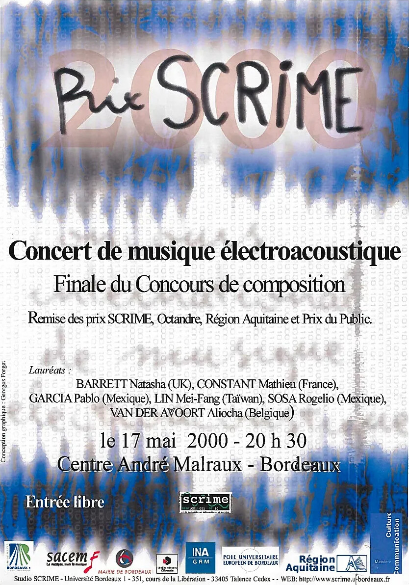 Prix SCRIME 2000, Bordeaux (Gironde, France), Wednesday, May 17, 2000