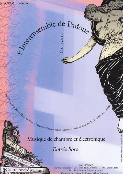L’Interensemble de Padoue, Bordeaux (Gironde, France), Vendredi 8 décembre 2000