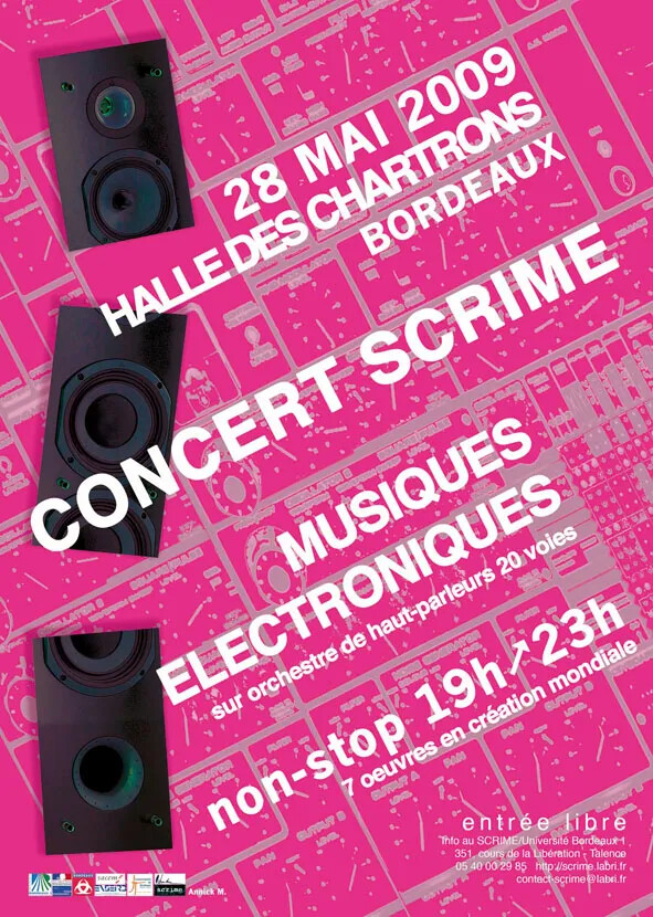 Musiques électroniques, Halle des Chartrons, Bordeaux (Gironde, France), Thursday, May 28, 2009