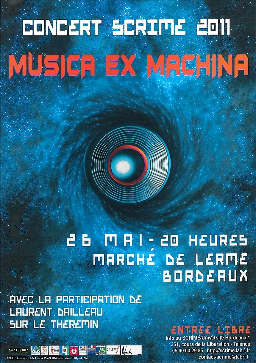 Musica Ex Machina, Bordeaux (Gironde, France), Thursday, May 26, 2011