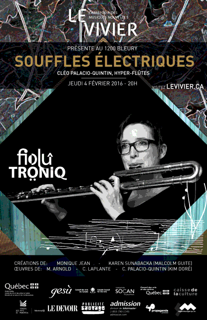 Electric Breath: Souffles électriques, Amphithéâtre – Le Gesù, Montréal (Québec), Thursday, February 4, 2016