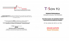 T-Son: T-Son 92: Adagio agitato, Teatro Maria de Lourdes Sekeff – Instituto de Artes da Unesp, São Paulo (Brazil), saturday, June 25, 2016