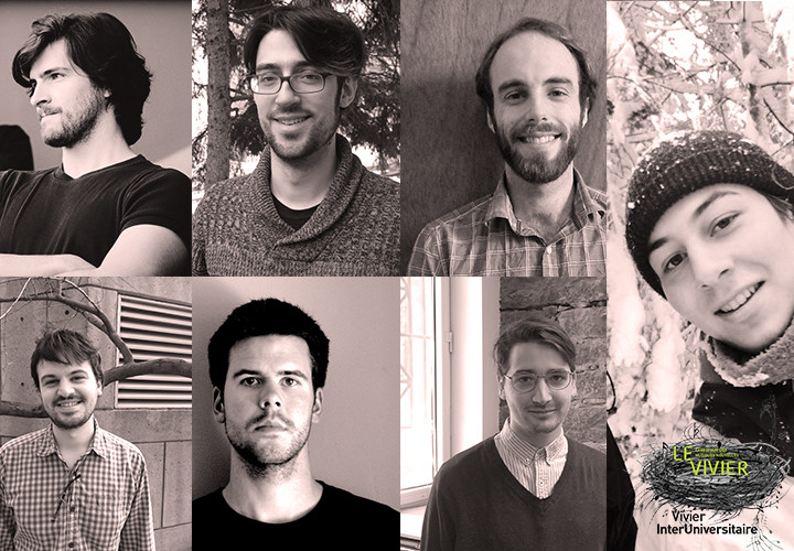 Photomontage: Dominique Lafortune, Philippe Béland, François Kathrin Lagacé, Antonin Bourgault, Hans Martin, Christopher Goddard, Francis Leduc-Bélanger [Image: Lou Scamble (Dominique Lafortune), Francis Leduc-Bélanger (Philippe Béland, Hans Martin)]