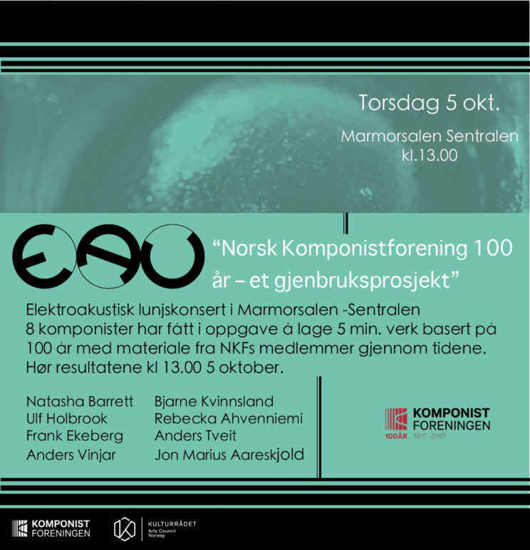 NKF i 100, et gjenbruksprosjekt, Sentralen, Oslo (Norvège), Jeudi 5 octobre 2017