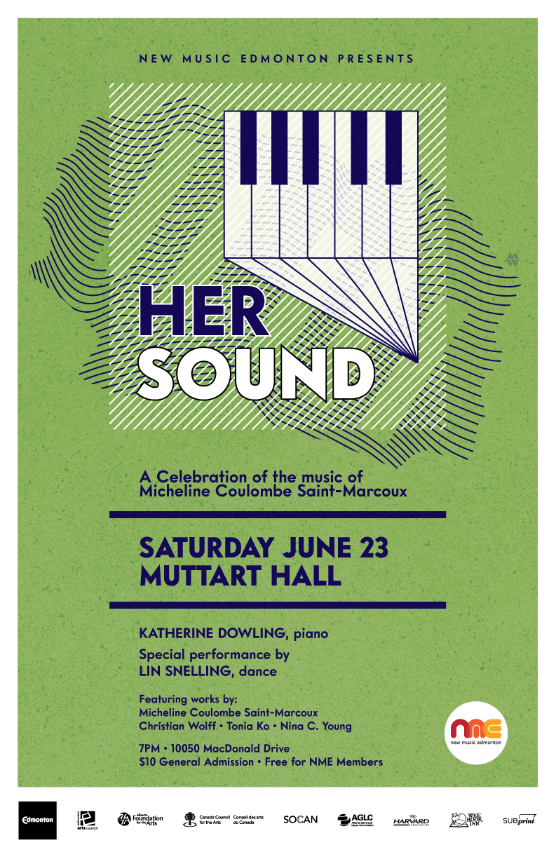 Her Sound: A Celebration of the Music of Micheline Coulombe Saint-Marcoux, Muttart Hall – Alberta College Campus – MacEwan University, Edmonton (Alberta, Canada), Samedi 23 juin 2018