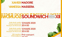 Électrochoc 2019-20: Soundwich (XII), Studio multimédia – Conservatoire de musique de Montréal, Montréal (Québec), thursday, March 12, 2020