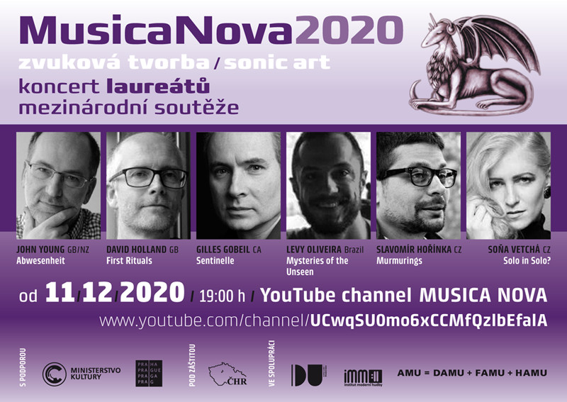 Koncert Musica Nova 2020 — Winners, Prague (République tchèque), Vendredi 11 décembre 2020