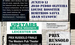 Prix Russolo 2021: Concert, Leicester (England, UK), wednesday, September 29, 2021