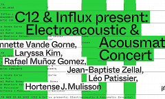 Electroacoutic & Acousmatic Concert, C12, Bruxelles (Belgique), mercredi 23 mars 2022