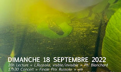 Prix Russolo 2022: Concert, Faverges (Haute-Savoie, France), dimanche 18 septembre 2022
