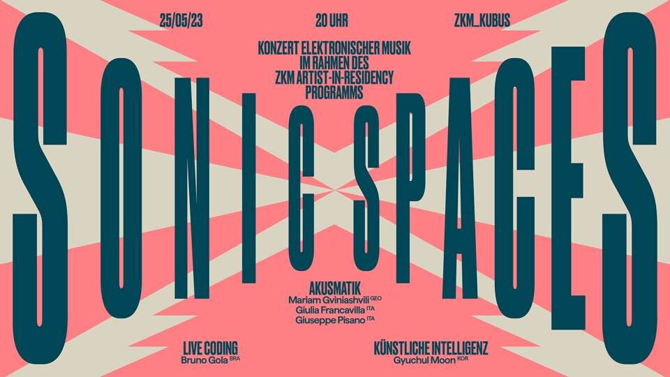 Sonic Spaces 2023, ZKM_Kubus, Karlsruhe (Bade-Wurtemberg, Allemagne), Jeudi 25 mai 2023
