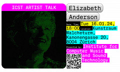 ICST Artist Talk, Kunstraum Walcheturm, Zurich (Switzerland), tuesday, January 16, 2024