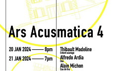 Ars Acusmatica 4, MEbU – Münster Earport, Goms (Switzerland), saturday, January 20  – Sunday, 21, 2024