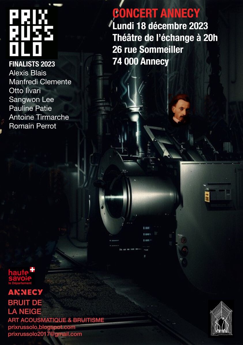 Prix Russolo 2023: Concert, Annecy (Haute-Savoie, France), Monday, December 18, 2023