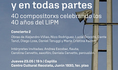 Aqui, allá y en todas partes: Concierto 2, Centro cultural Recoleta, Buenos Aires (Argentine), jeudi 23 mai 2024