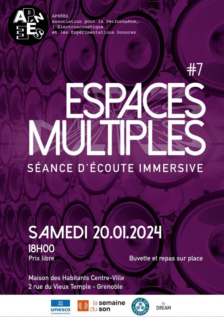 Espaces multiples: Espaces multiples #7, Maison des Habitants – Centre-Ville, Grenoble (Isère, France), Samedi 20 janvier 2024