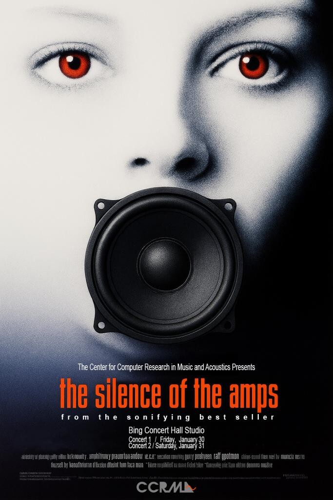 The Silence of the Amps — Concert 1, The Studio – Stanford University, Stanford (Californie, ÉU), Vendredi 30 janvier 2026 / The Silence of the Amps — Concert 2, The Studio – Stanford University, Stanford (Californie, ÉU), Samedi 31 janvier 2026