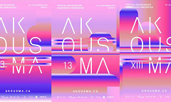 Akousma 13, Montréal (Québec), october 19  – 22, 2016