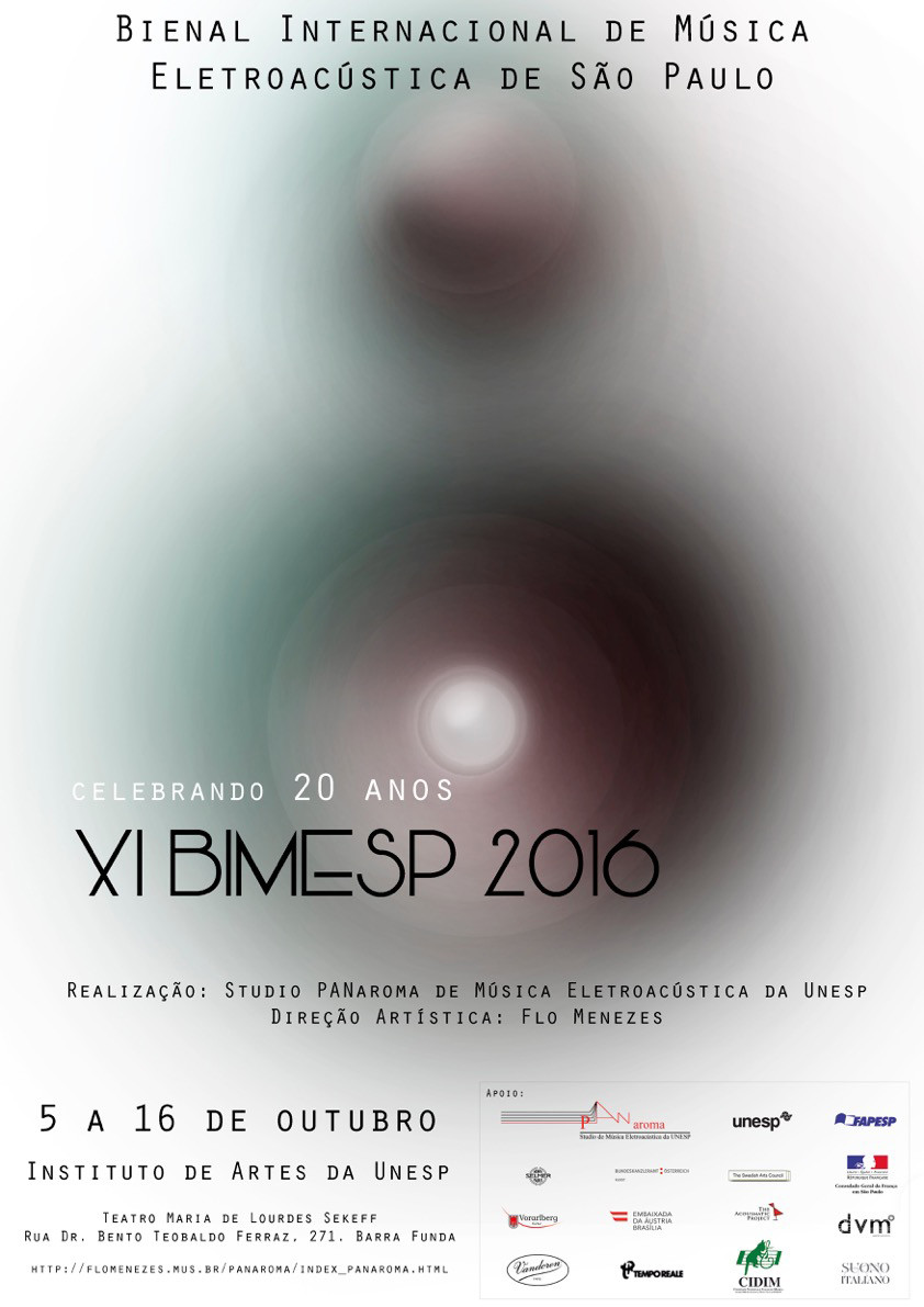 BIMESP 2016, São Paulo (Brazil), October 5  – 16, 2016