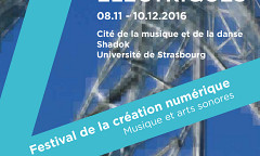 Résonances électriques, Strasbourg (Bas-Rhin, France), november 8  – 16, 2016