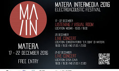 MA/IN 2016, Matera (Italy), december 17  – 22, 2016